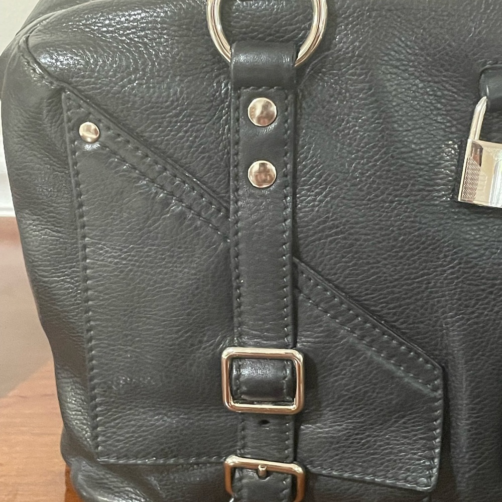 Yves Saint Laurent EUC Sac Lover black Leather Shoulder vintage Handbag ✨ - Picture 5 of 17